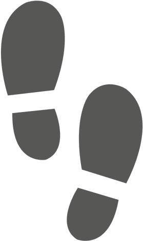 Simple - Footprint Icon Png (512x512)