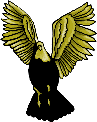 Pigeon Clipart Parrot - Golden Pigeon Png (401x505)