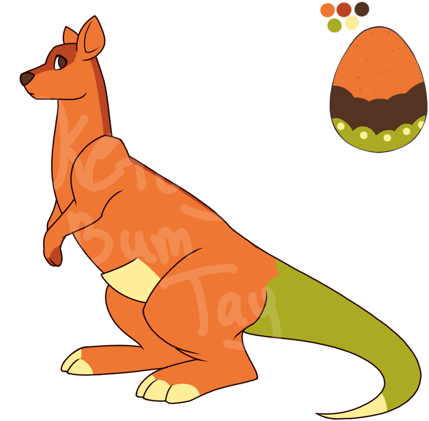 Pumpkin Pie Kangaroo Egg Adopt By Sketchybum-tay - Pumpkin Pie Kangaroo Egg Adopt By Sketchybum-tay (902x886)