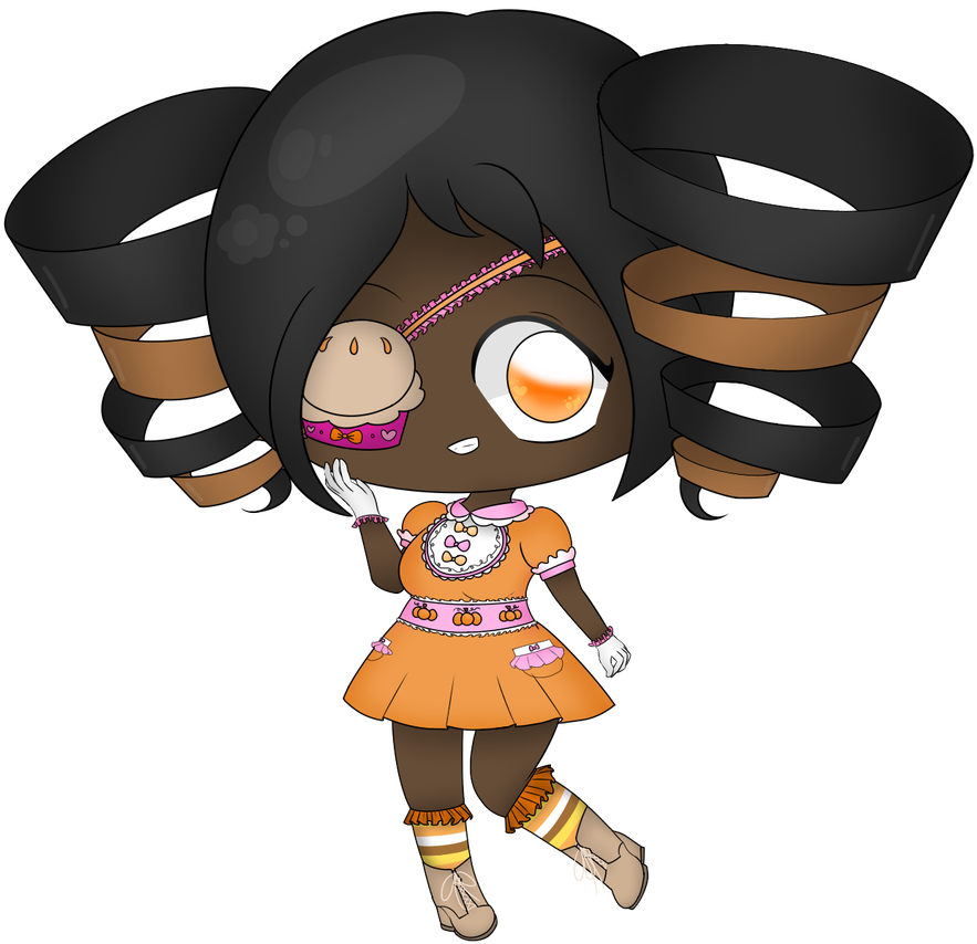 Pumpkin Pie A La Mode By Thebluejellyfish - Cartoon (900x888)