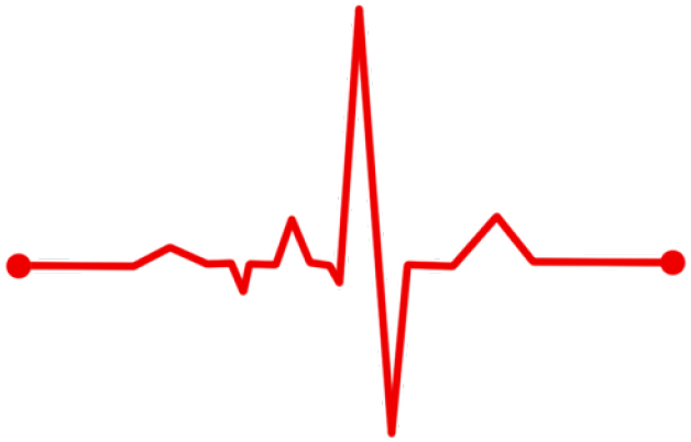 Wave Clipart Heartbeat - Heart Monitor Line Png (640x480)