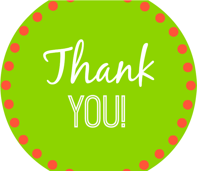 Don't Forget The Thank You Notes • Day 12 Of 12 Days - Circle (700x556)