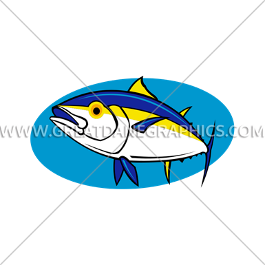 Yellowfin Tuna Swim - Pull Fish Out Of Water (385x385)