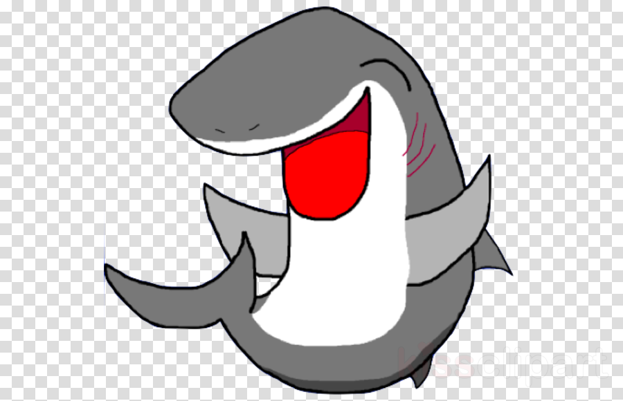 Happy Shark Cartoon Png Clipart Shark Clip Art - Happy Face Green Transparent Background (900x580)