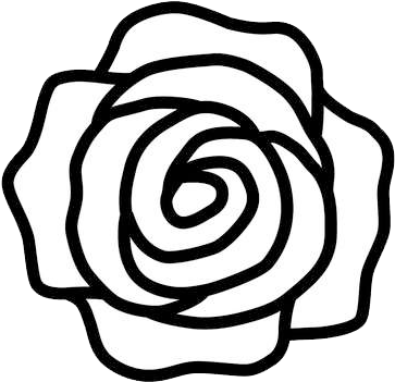 Many, Many Fairy Chess Pieces Are Defined By Their - Top View Rose Drawing (450x450)