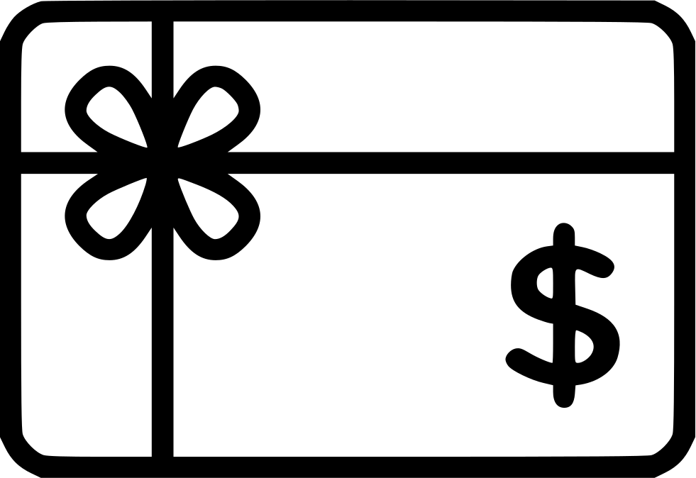 Gift Card Comments - Gift Certificates Icon (981x674)