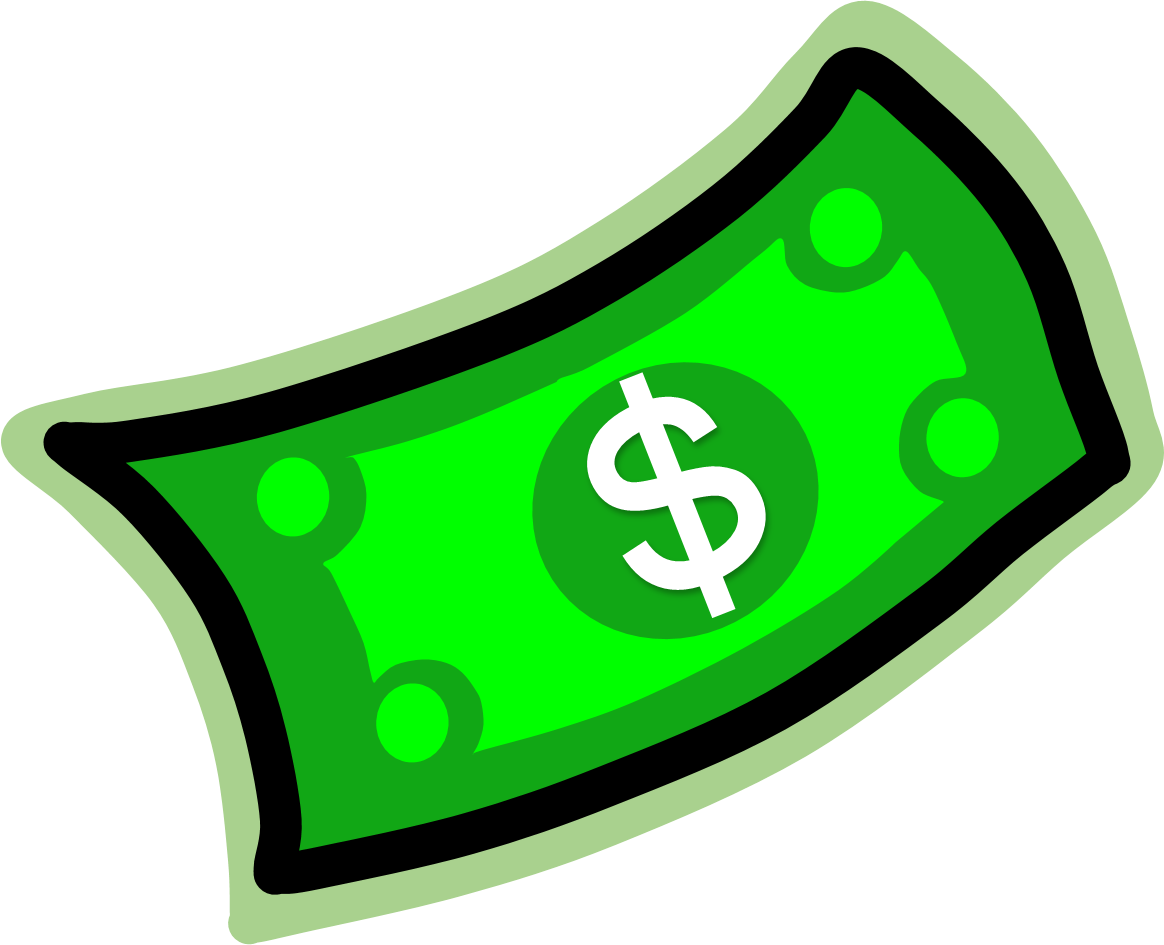 Clip Artmoney Bills - Dollar Bill Clipart Png (1164x945)