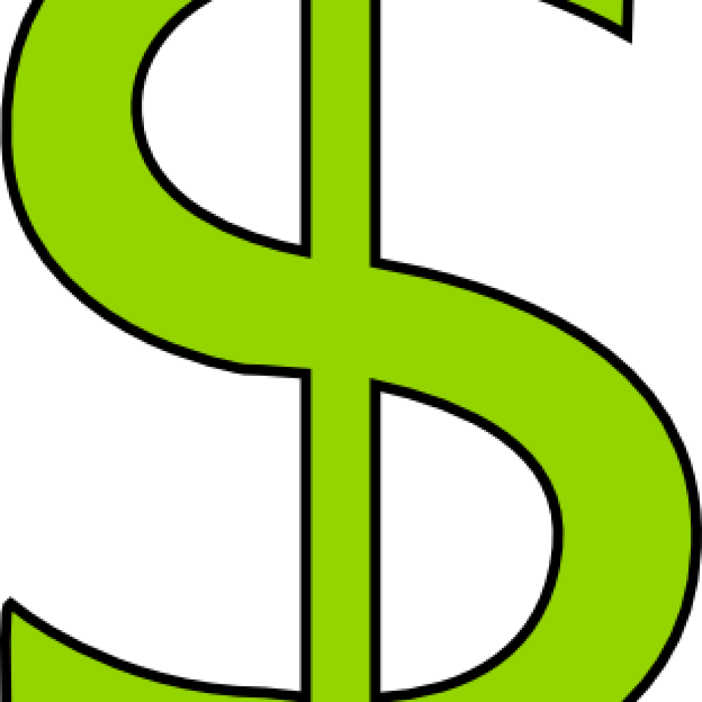 Money Sign Clip Art Green Dollar Sign Clipart Clipart - Clip Art (1024x1024)