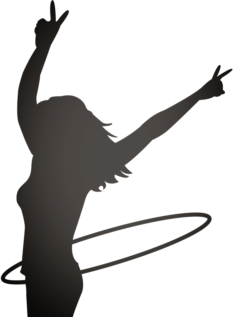 Our New Hula Hoop Shop - Silhouette (949x1280)