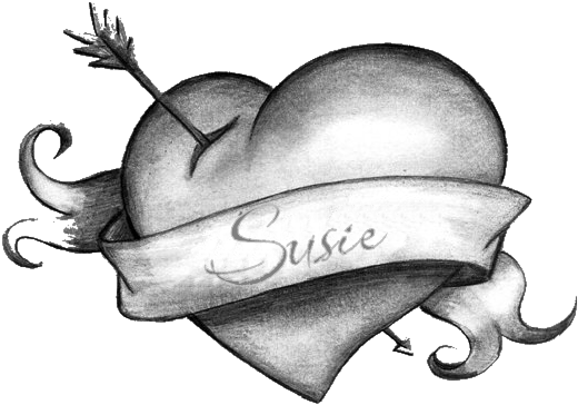 Heart With An Arrow Through (600x450)