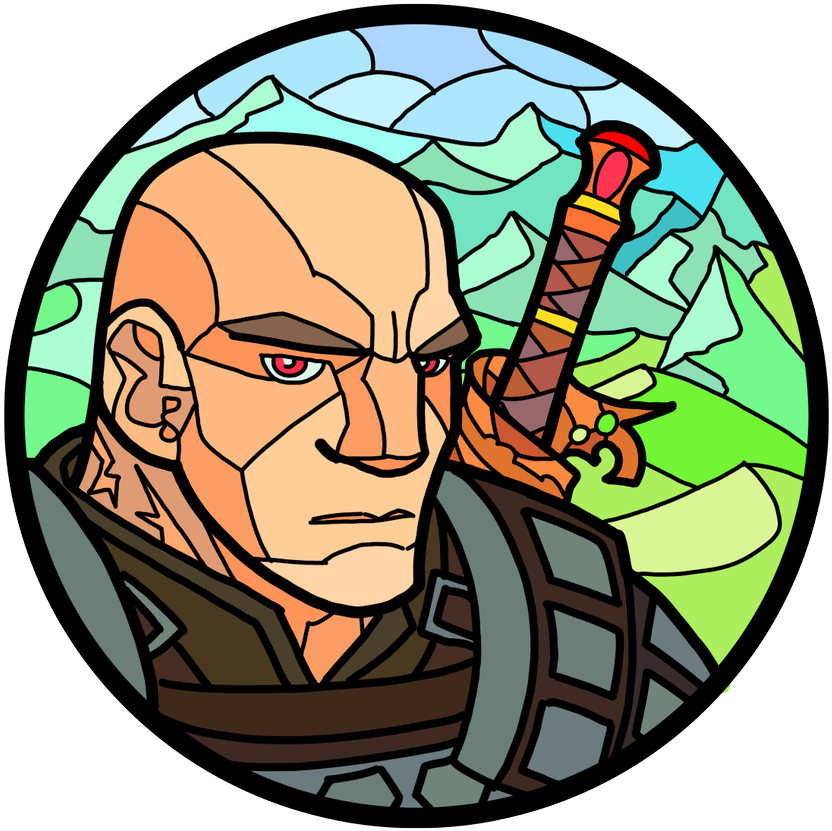Dragon Slayer, God-killer And Expert Fighter, Maharib - Cartoon (941x1200)