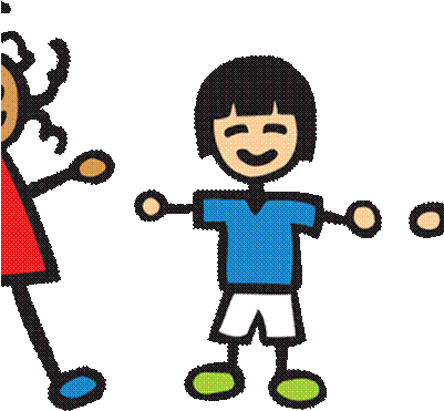 Happy Children Playi - Png People Holding Hands (400x407)