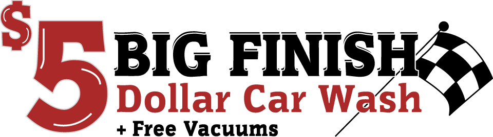 Welcome To Big Finish Car Wash - Oval (960x268)