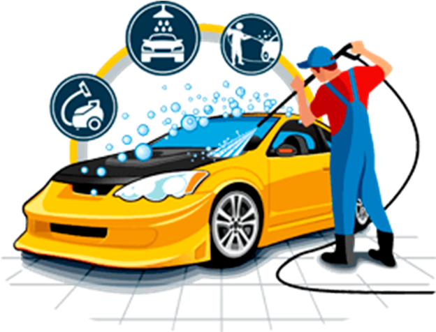 Car Graphics Vector Cleaning Wash Download Free Image - Car Washing Images Png (712x516)