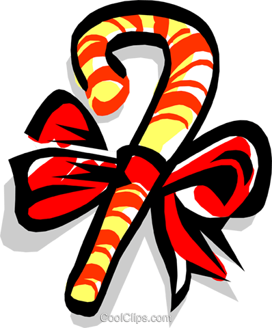 Decorações De Natal / Doce De Cana Livre De Direitos - Decorações De Natal / Doce De Cana Livre De Direitos (398x480)