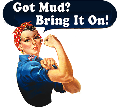Got Mud Bring It On - Rosie The Riveter (409x374)