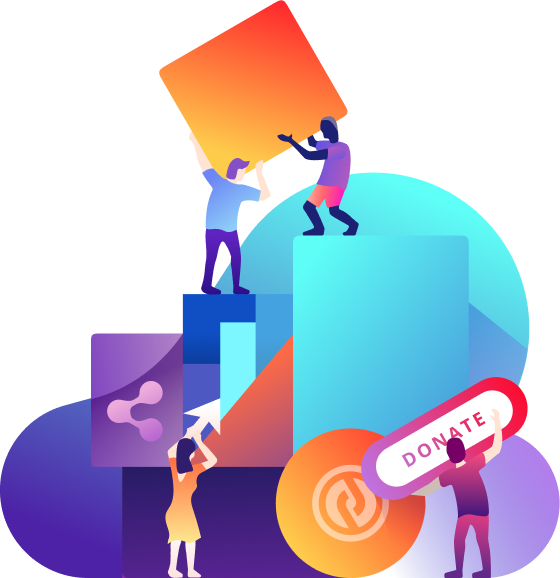 Crowdrise By Gofundme Your Nonprofit - Illustration (560x578)