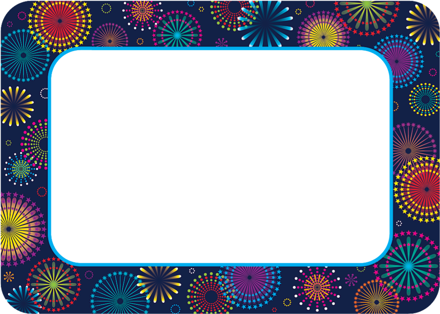 Tcr5455 Fireworks Name Tags/labels Image - Firework Name Tags (900x900)
