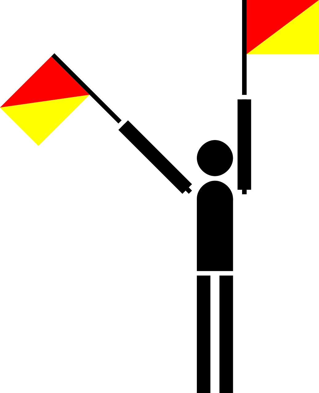 Semaphore,navy,flag,flag - Semaphore Flag Signals T (1037x1280)
