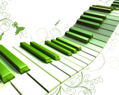 #hotel Guests Of Today Are Far More Likely To Be Concerned - Green Piano (400x320)
