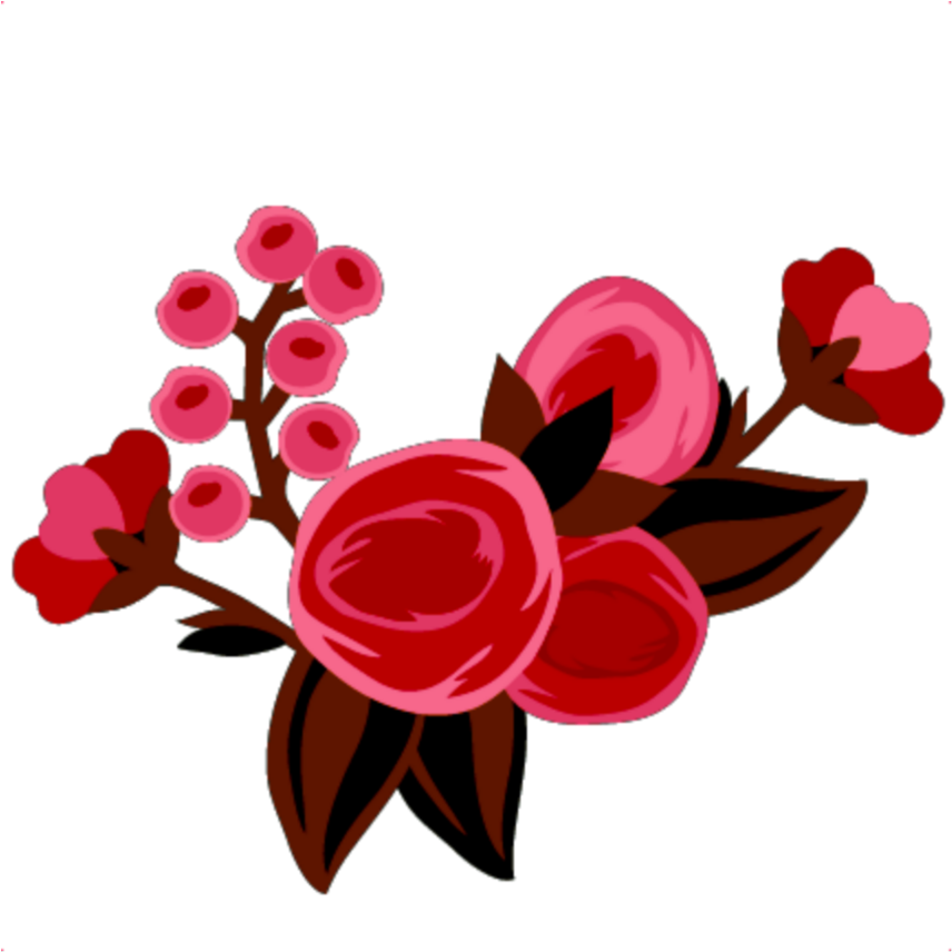 Mq Sticker - Cute Pink Flower Png (1024x1024)