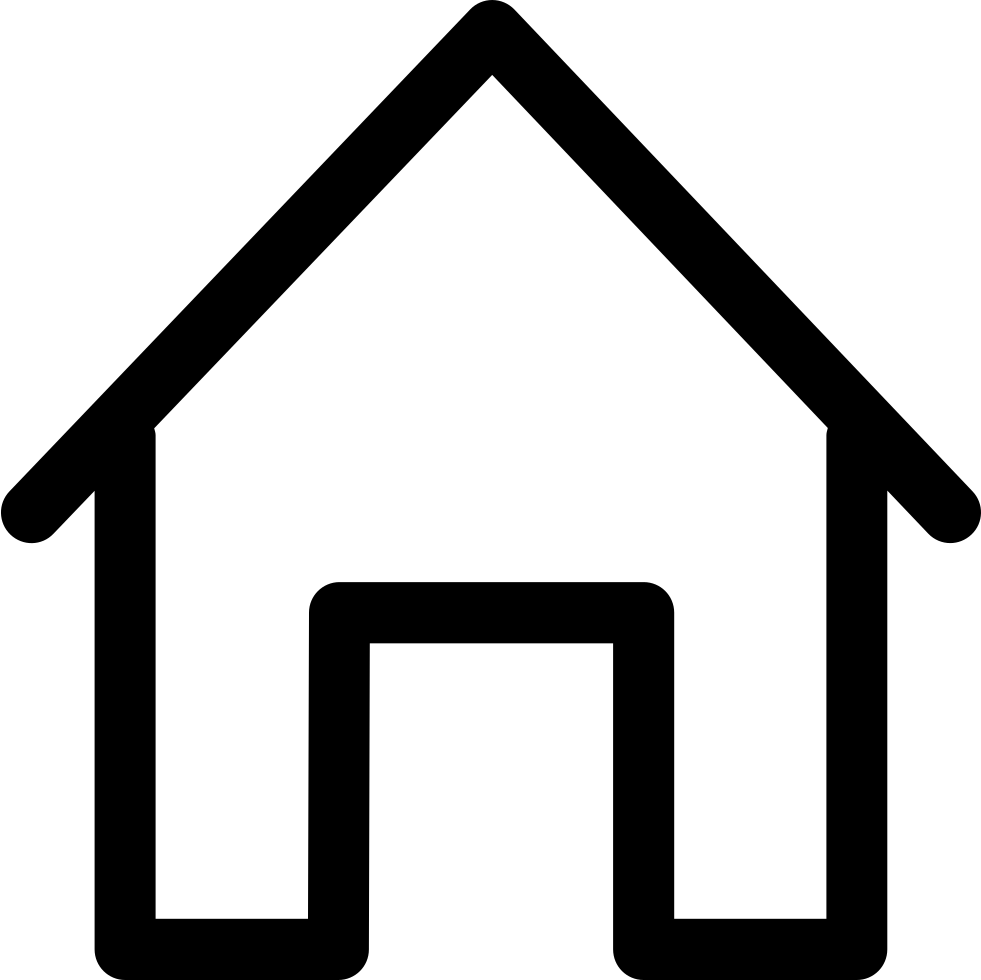 Emergency Site Comments - Home Icon Svg Transparent (981x980)