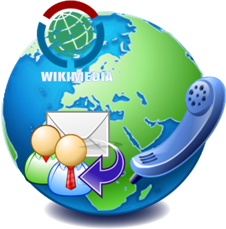Contact Us With Wikimedia Logo - Contact Us Logo (815x815)