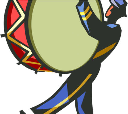 Drum Clipart School Band - Marching Bass Drum Clipart (640x480)