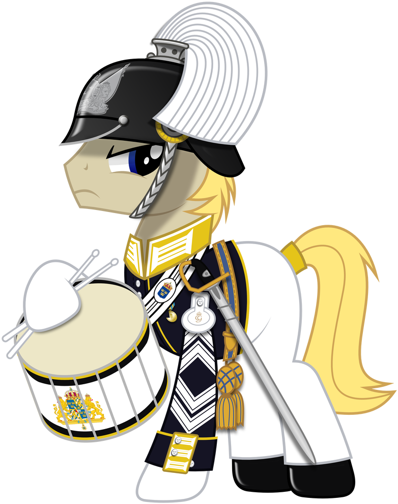 Swedish Royal Svea Life Guard - Cartoon (794x1006)