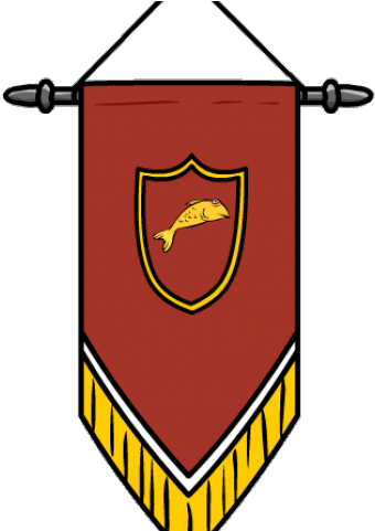 Medieval Clipart Banner - Medieval Flag Png Vector (640x480)