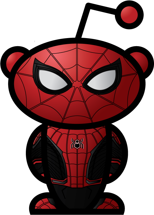 A Far From Home Snoo In Celebration Of The New Trailer - Spiderman Snoo (567x755)