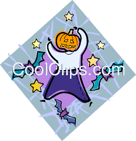 Halloween Royalty Free Vector Clip Art Illustration - Graphic Design (461x480)