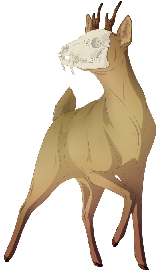 Scary Scary By Pitchblackdragon - Reindeer (600x994)