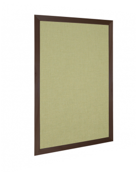 Bulletinboards Walnut Oak Frame Fabric Portrait Bulletin - Plywood (350x350)