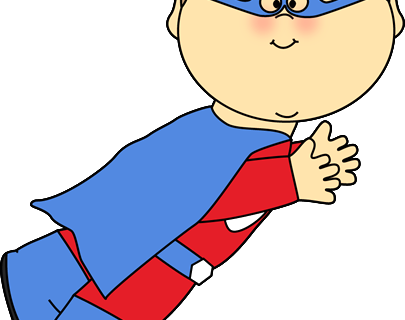 Just Click Download Link In Many Resolutions At The - Superhero Kids And Clipart (405x320)