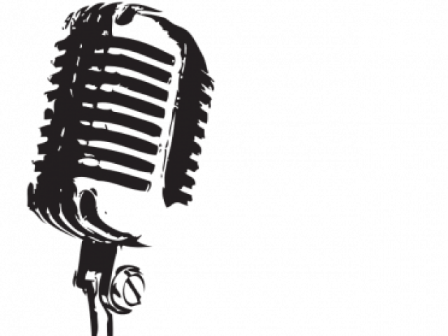 Mic Clipart Old Timey - Transparent Background Mic Png (640x480)