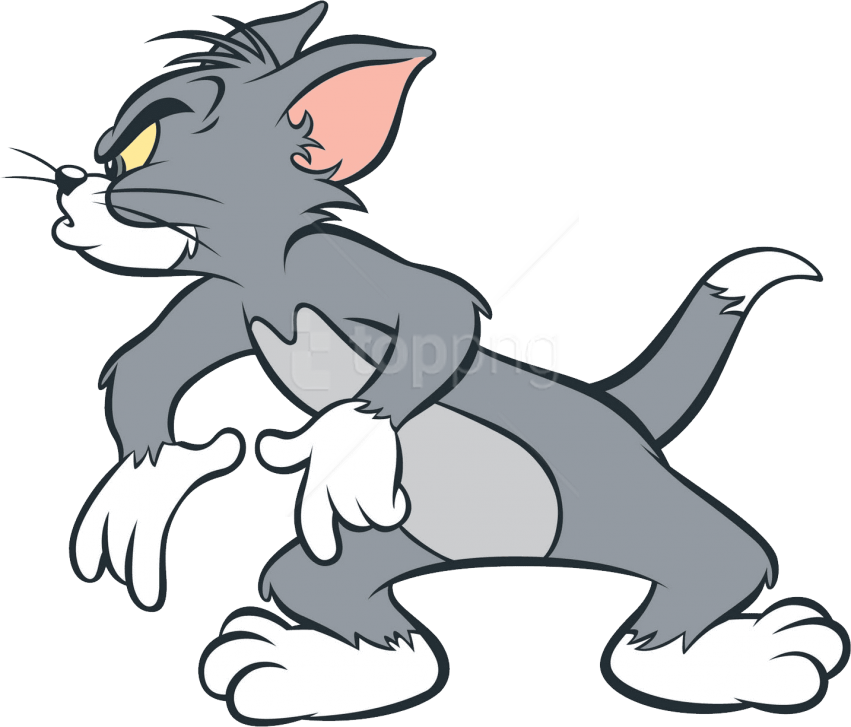 Free Png Download Tom- Tom And Jerry Clipart Png Photo - Cat Tom And Jerry (851x727)