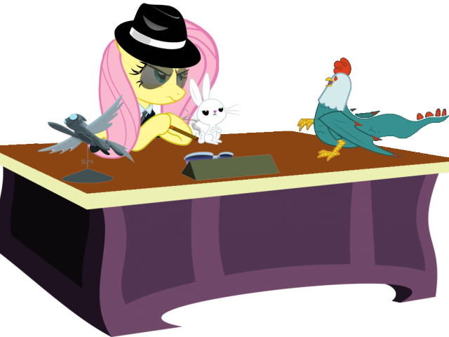 Desk Clipart Boss Desk - Mob Boss At Desk (640x480)