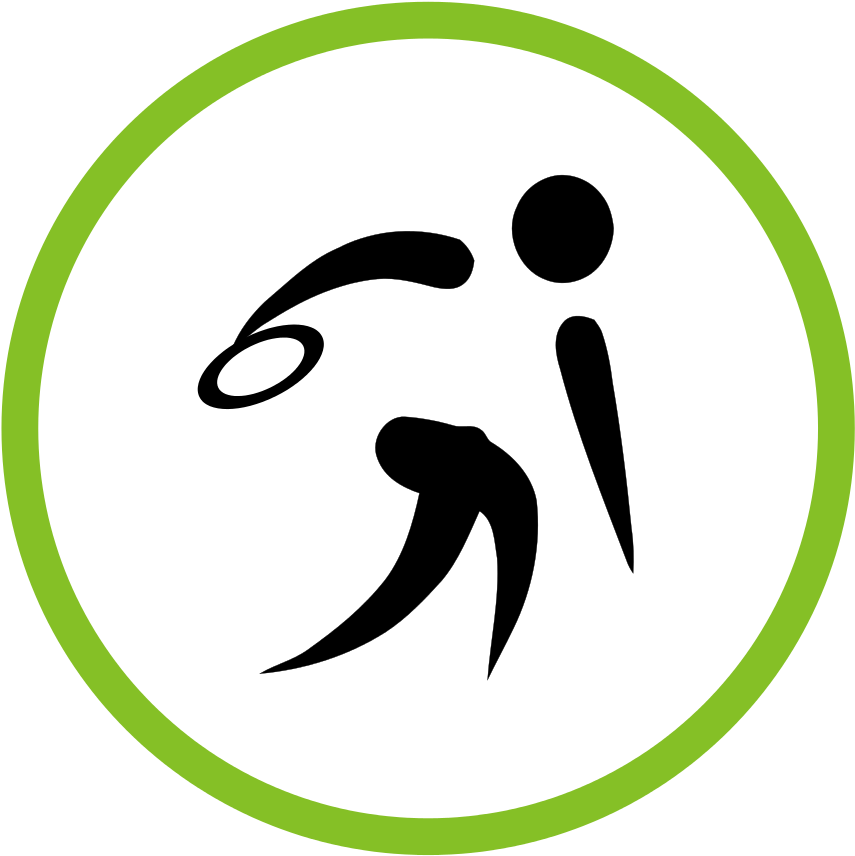 Indian Discus Thrower Seema Punia Qualified For The - Olympic Symbol For Discus (1024x1024)