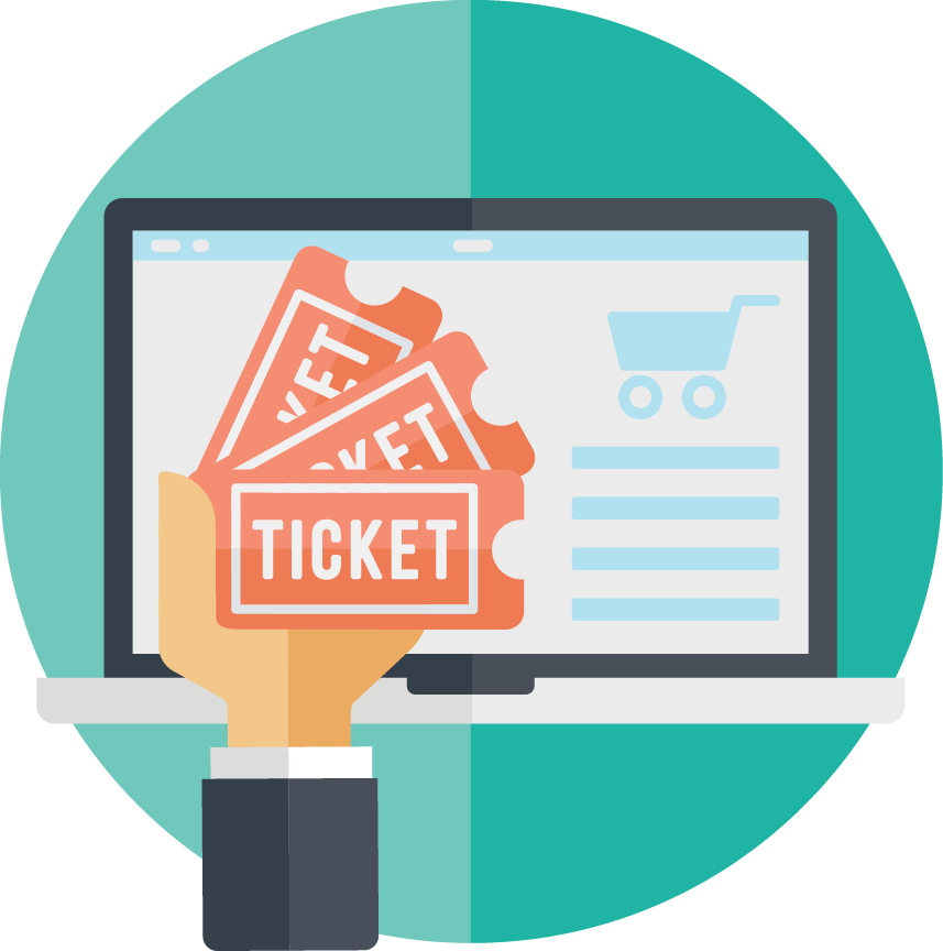 Buy Tickets Icon Clipart , Png Download - Sell Tickets Online (857x864)