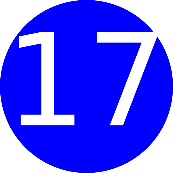 Number 17 Transparent Background (600x600)