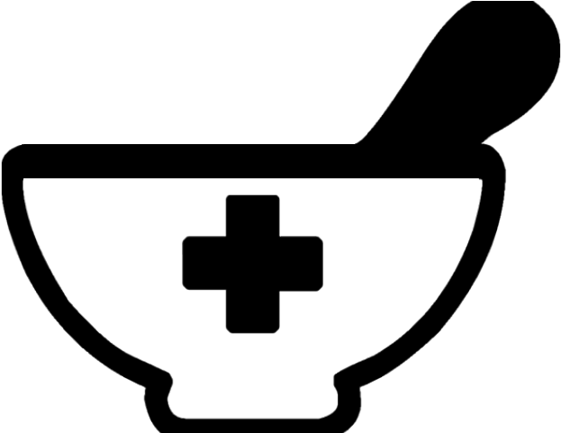 Pharmaceutical Cliparts - Mortero Y Maja Simbolo De Farmacia (640x480)
