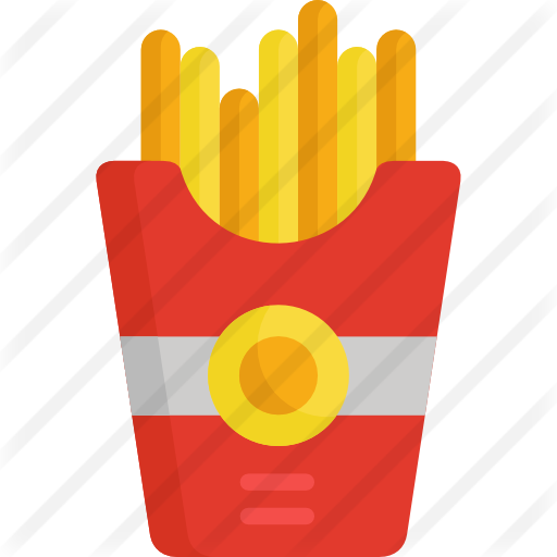 French Fries - Illustration (512x512)