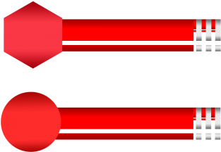Vector Banner For Video Ribbon, Shape, Design, Vector - Banner Design Shape Png (360x360)