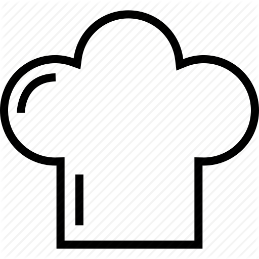 Iconfinder Hotel And Restaurant Line Icons Vol 1 By - Cooking Cap Icon (512x512)