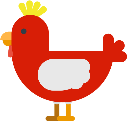 Hen Clipart Icons, Download 55 Free Png And Vector - Rooster (512x512)
