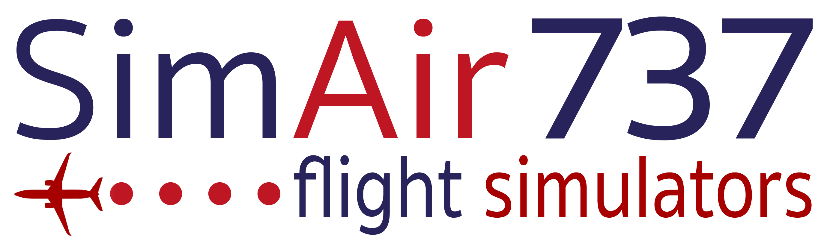 Sa737 Logo Complete Blue Red Outer Glow White Sa737 - Adverb (2822x1038)