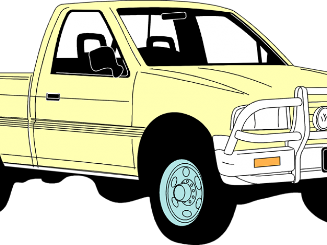 Truck Clipart Pickup Truck - 皮卡 车 图片 (640x480)