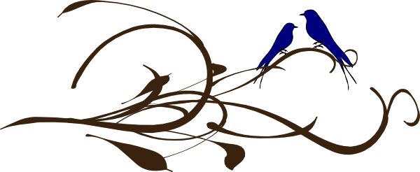 How To Set Use Love Birds On A Branch Svg Vector - How To Set Use Love Birds On A Branch Svg Vector (600x246)