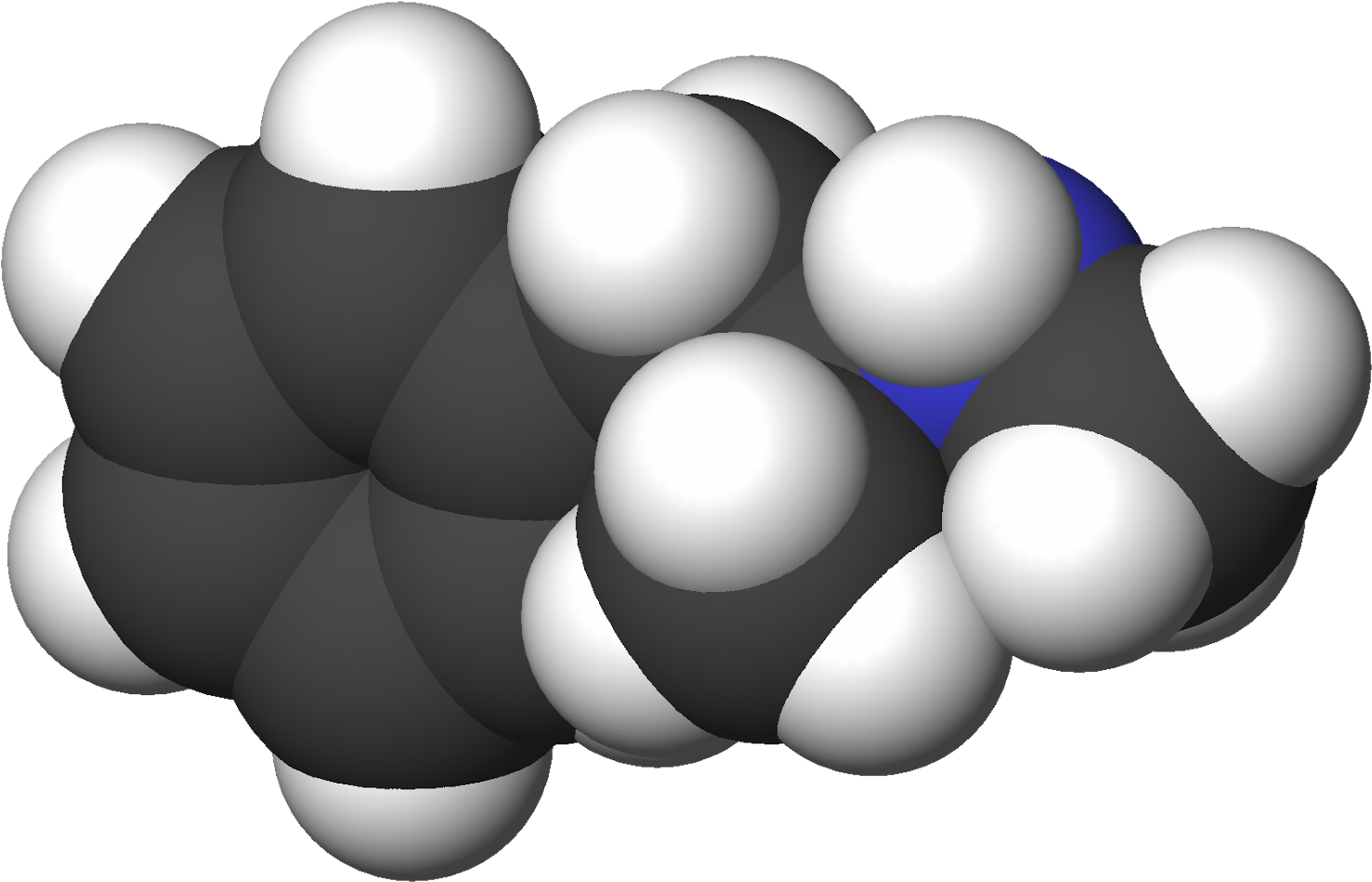 I Recently Reviewed A Study Of The Epidemiology Of - Methamphetamine 3d Structure (1600x1026)